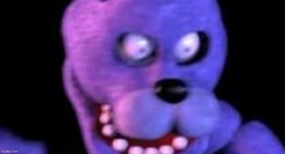 Scared Bonnie | image tagged in scared bonnie | made w/ Imgflip meme maker