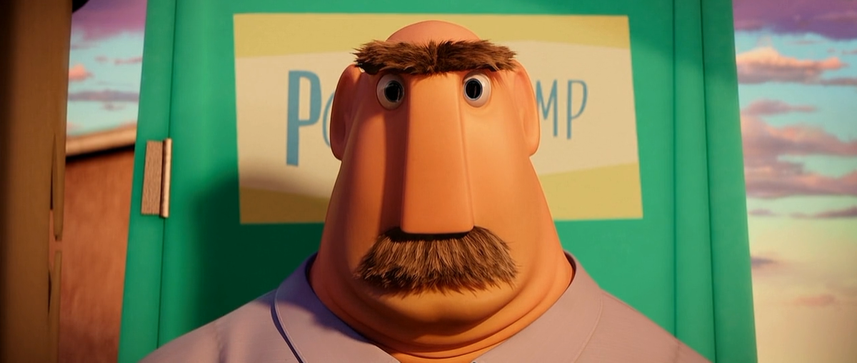 Dad from Cloudy with a Chance of Meatballs Blank Meme Template