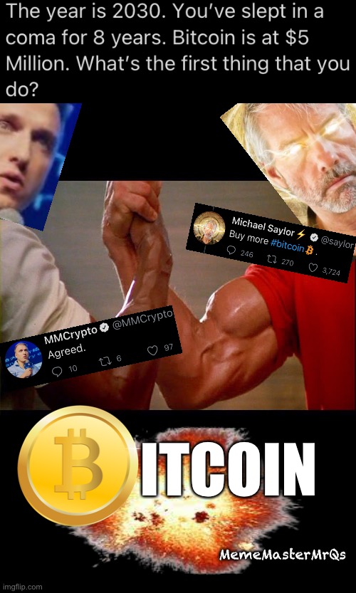 Bitcoin | ITCOIN; MemeMasterMrQs | image tagged in dillion you son of a bitch,bitcoin | made w/ Imgflip meme maker