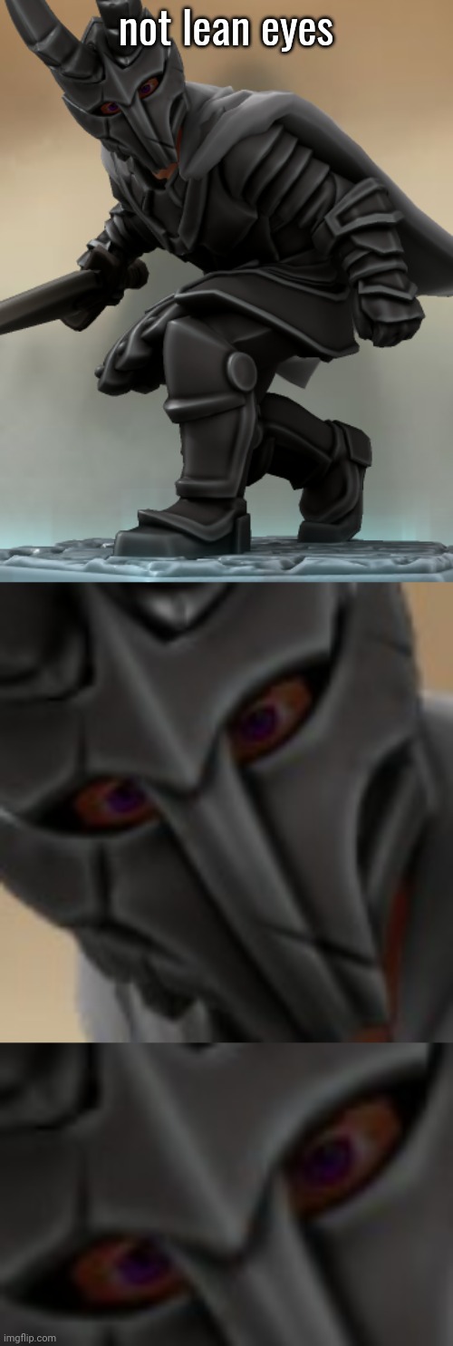 not lean eyes | image tagged in baratheon vespertine | made w/ Imgflip meme maker