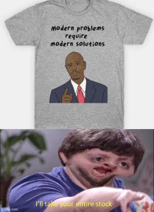It has comith | image tagged in i'll take your entire stock | made w/ Imgflip meme maker
