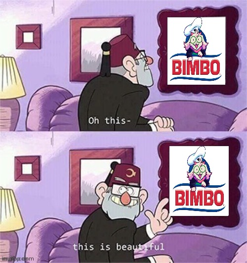 Ralsei is a Bimbo | image tagged in oh this this beautiful blank template | made w/ Imgflip meme maker