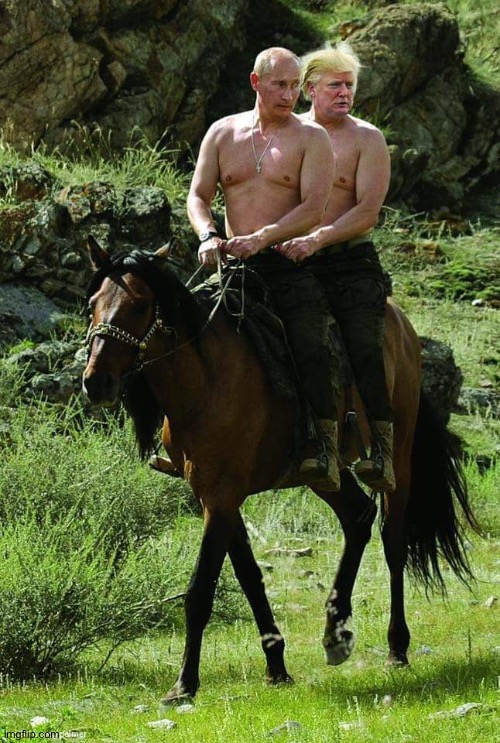 Putin Trump Lovers Hi-Rez | image tagged in putin trump lovers hi-rez | made w/ Imgflip meme maker