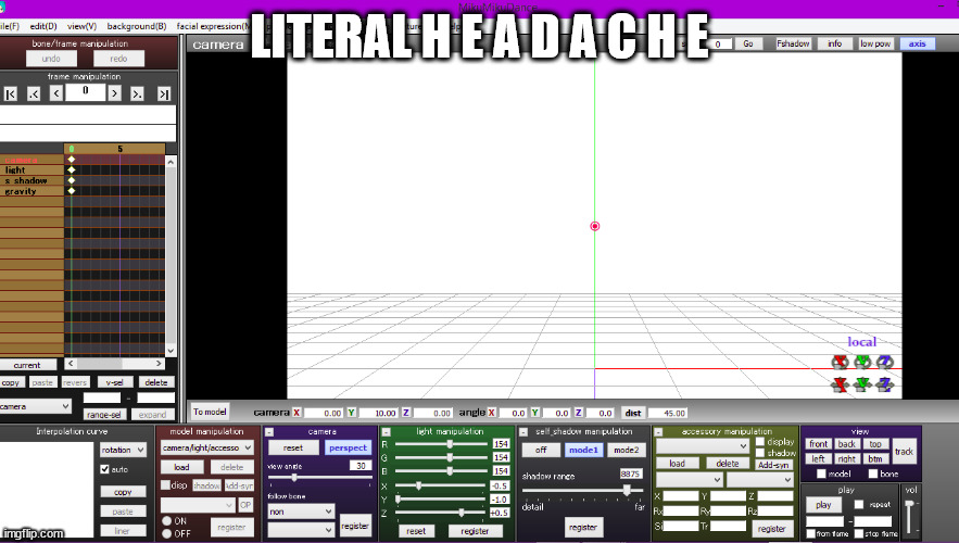 Time to hop on to Deviantart to see if i can find any models to download- | LITERAL H E A D A C H E | made w/ Imgflip meme maker