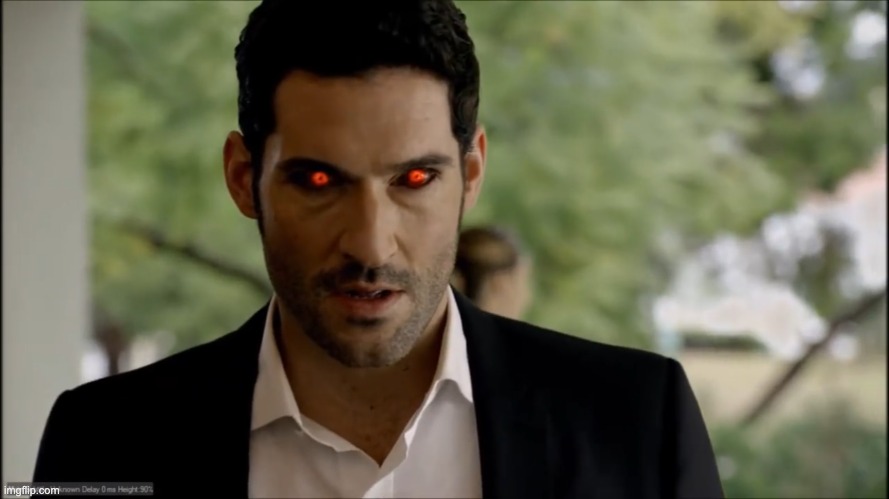 Lucifer Eyes | image tagged in lucifer | made w/ Imgflip meme maker