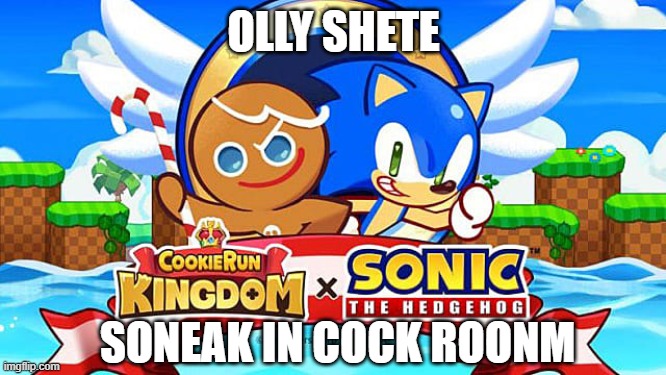 OLLY SHETE; SONEAK IN COCK ROONM | made w/ Imgflip meme maker