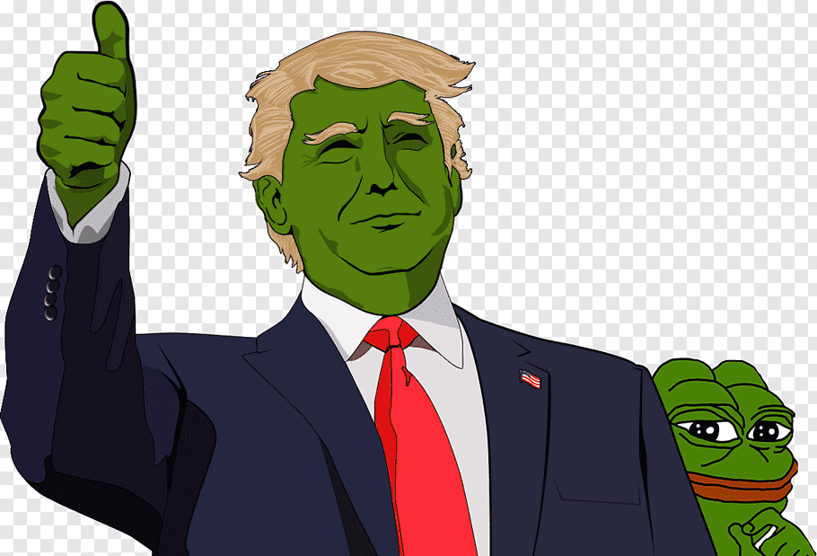 High Quality pepe trump Blank Meme Template