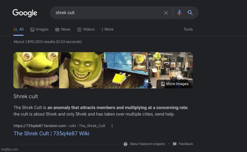 Shrek, The meme Wiki