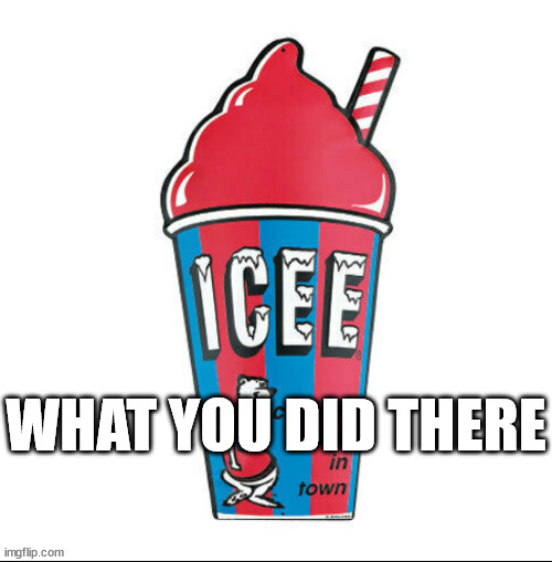 It's  COOOLD! | WHAT YOU DID THERE | image tagged in icee  frozen,too cold in here,its  freezing,so sweet | made w/ Imgflip meme maker