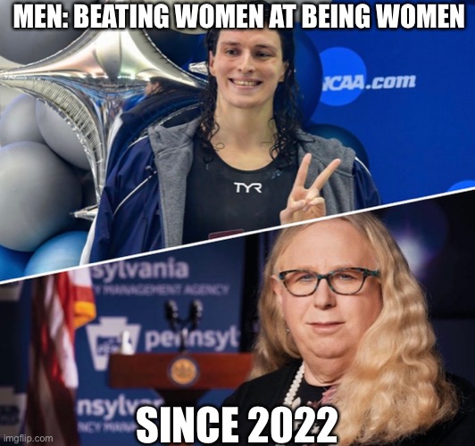 Mansplaining femininity | MEN: BEATING WOMEN AT BEING WOMEN; SINCE 2022 | made w/ Imgflip meme maker