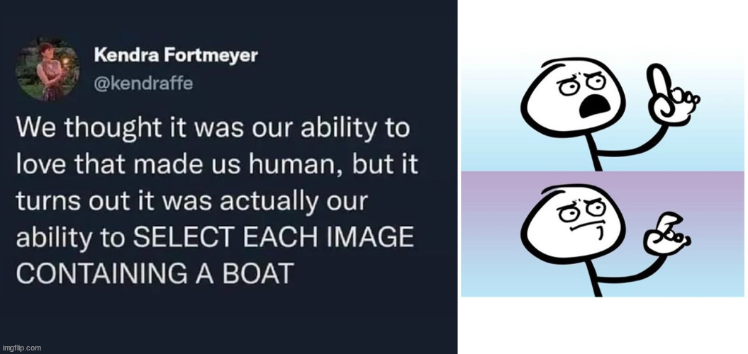 that one pic that has 2 pixels of boat | image tagged in stick figure finger,human,love,i should buy a boat cat | made w/ Imgflip meme maker