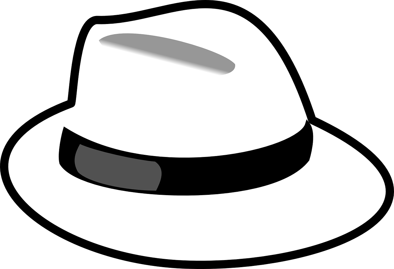 white hat Blank Meme Template