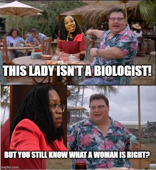 You don't need credentials to state the obvious | THIS LADY ISN'T A BIOLOGIST! BUT YOU STILL KNOW WHAT A WOMAN IS RIGHT? | image tagged in memes,see nobody cares | made w/ Imgflip meme maker
