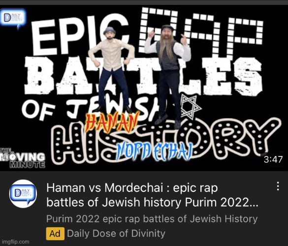 epic rap battles of jewish history | made w/ Imgflip meme maker