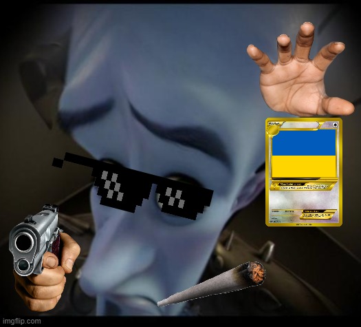 Megamind peeking | image tagged in no bitches | made w/ Imgflip meme maker