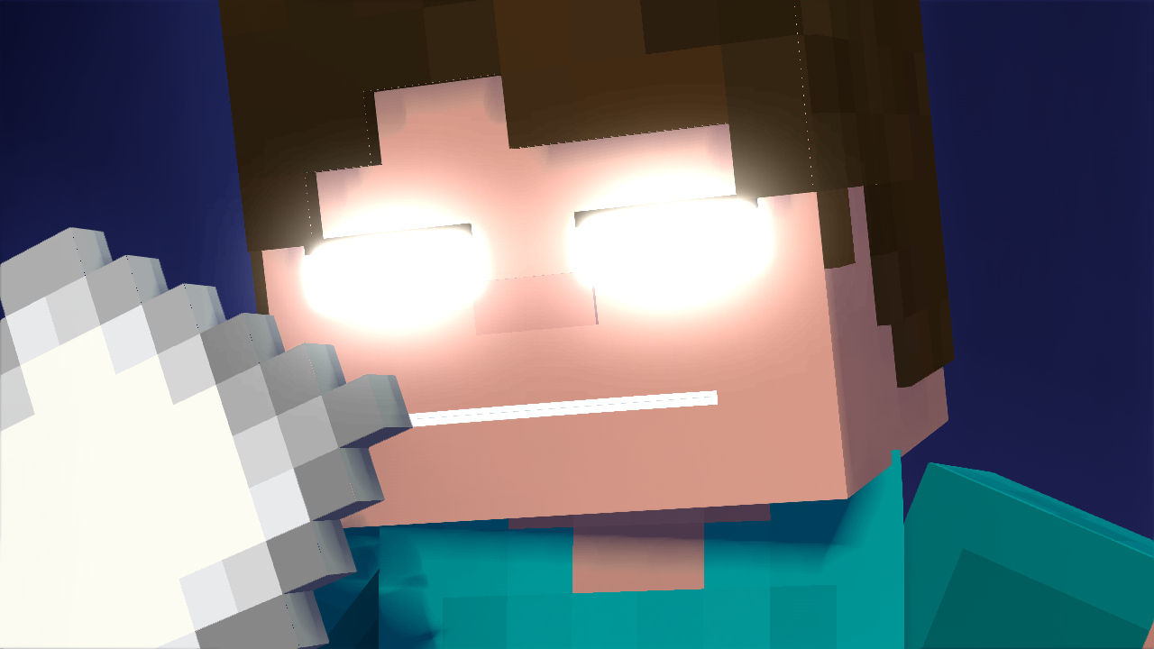 High Quality Confused Herobrine Blank Meme Template