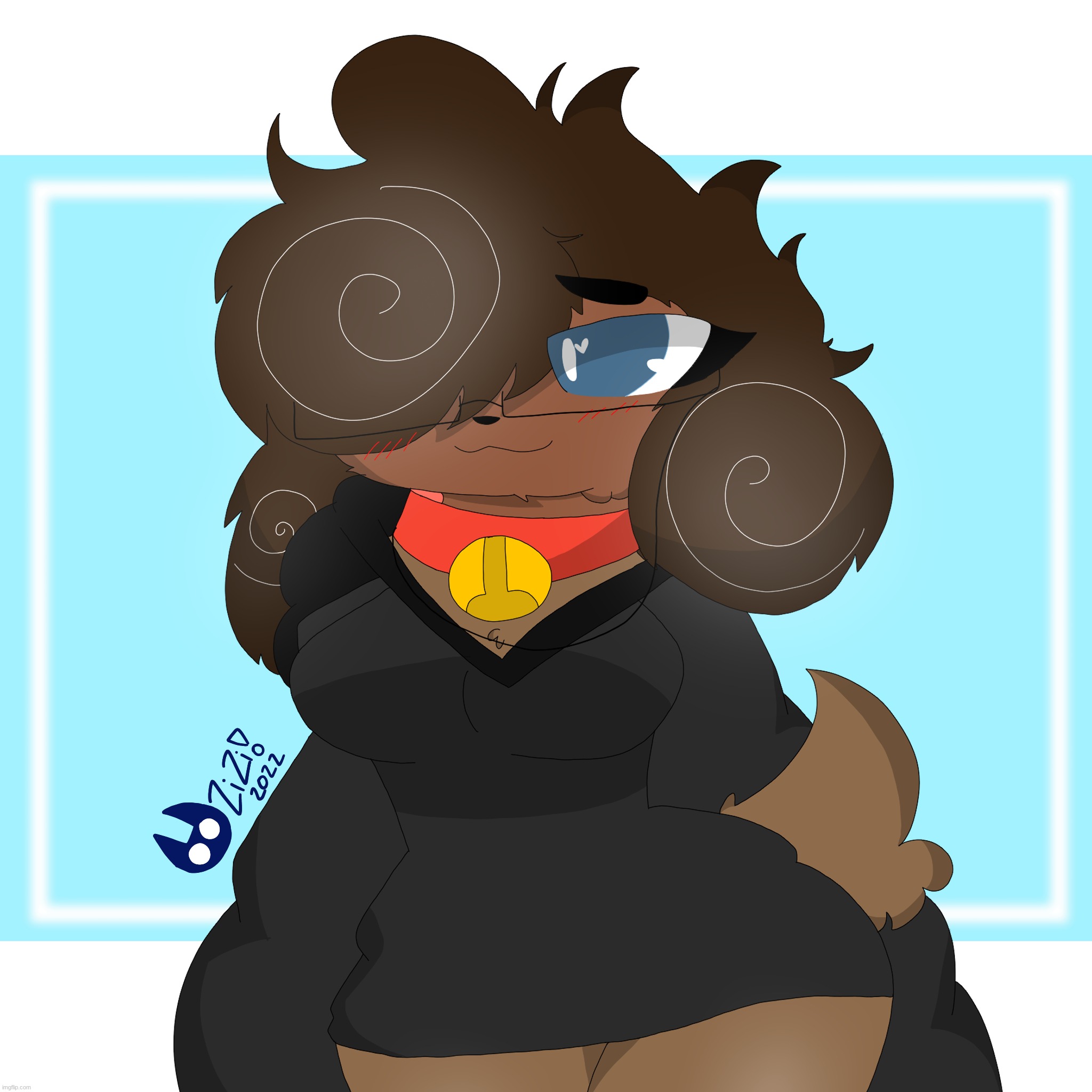 Fursona Drawing for -Ram3nTheNoodle-!! She was so hecking cute Istfg- | image tagged in my art,pls no steal-,yeeeeeeeee,sheep booba,baaa,requests still open yall- | made w/ Imgflip meme maker