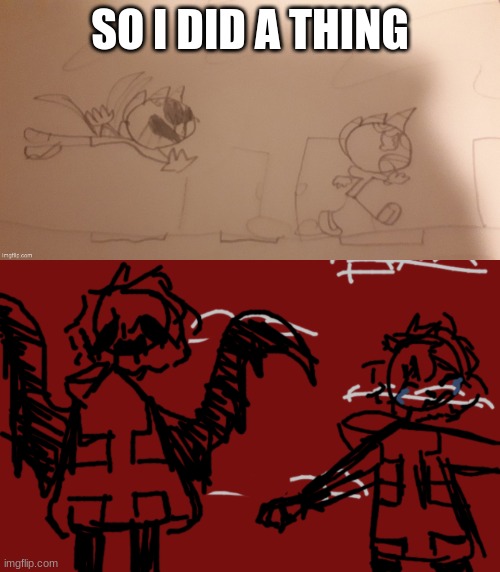 i redrew sketchy's nightmare for no exact reason. | SO I DID A THING | made w/ Imgflip meme maker