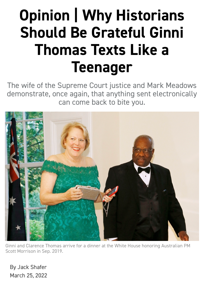 High Quality Ginni Thomas texts like a teenager Blank Meme Template