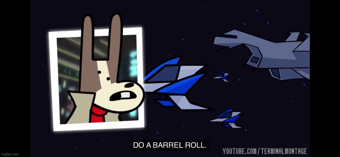 DO A BARREL ROLL | image tagged in do a barrel roll | made w/ Imgflip meme maker