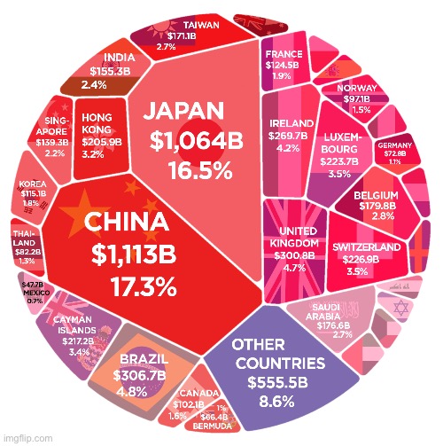 The US got more than some debt | image tagged in tuxedo winnie the pooh | made w/ Imgflip meme maker