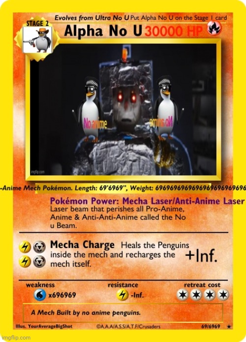 Alpha No U | image tagged in alpha no u | made w/ Imgflip meme maker