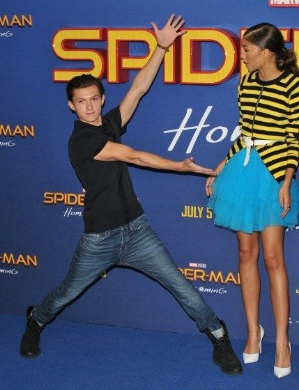 tom holland and zendaya meme Blank Meme Template