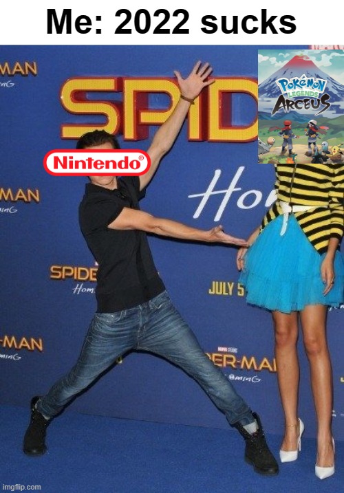 Yes, this is what brings me joy right now | Me: 2022 sucks | image tagged in tom holland and zendaya meme | made w/ Imgflip meme maker