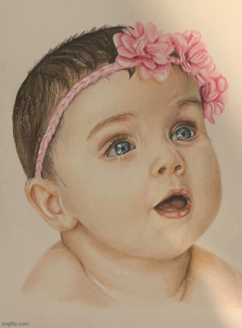 20h baby drawing with colored pencils | image tagged in drawing,drawings | made w/ Imgflip meme maker