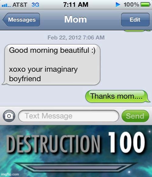 Destruction Mom | image tagged in meme,funny,funny texts,text messages | made w/ Imgflip meme maker