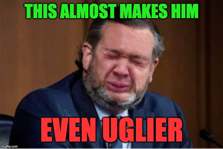 THIS ALMOST MAKES HIM EVEN UGLIER | THIS ALMOST MAKES HIM; EVEN UGLIER | image tagged in cruz,politics | made w/ Imgflip meme maker