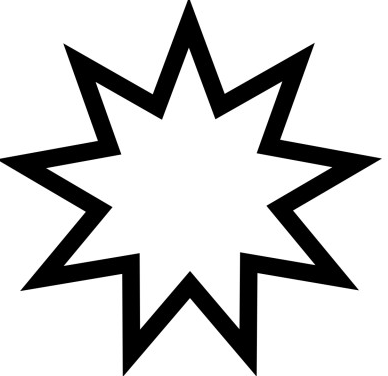 9 Pointed Star Blank Meme Template