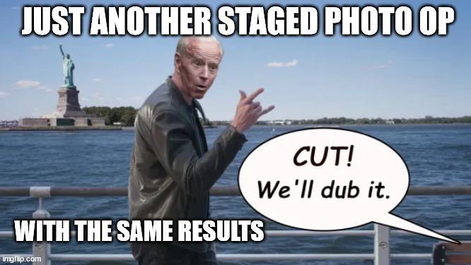 It's only a stutter I tell you... honest | JUST ANOTHER STAGED PHOTO OP; WITH THE SAME RESULTS | image tagged in dementia,joe biden | made w/ Imgflip meme maker