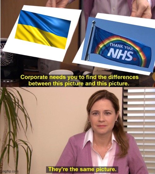 They're The Same Picture | image tagged in memes,they're the same picture,ukraine,nhs | made w/ Imgflip meme maker