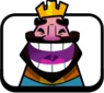 High Quality Clash Royale King Laughing Blank Meme Template