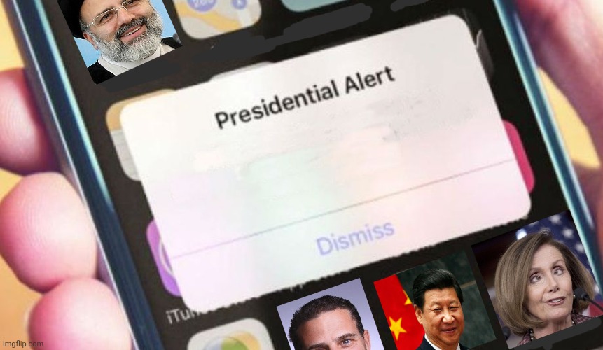High Quality Jackass Presidential Alert Blank Meme Template