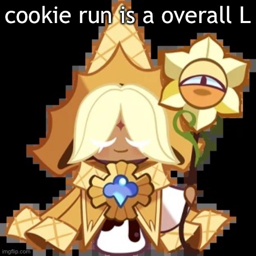 purevanilla | cookie run is a overall L | image tagged in purevanilla | made w/ Imgflip meme maker