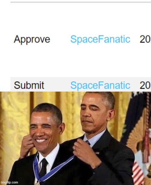 image tagged in obama medal | made w/ Imgflip meme maker