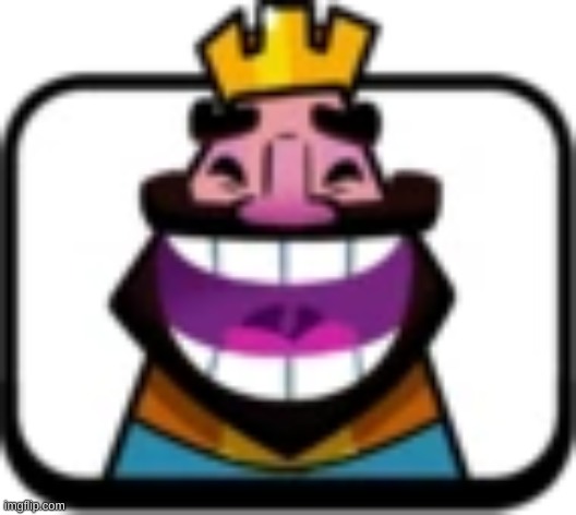 Clash Royale King Laughing | image tagged in clash royale king laughing | made w/ Imgflip meme maker