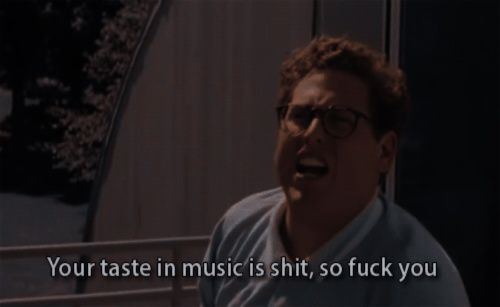 your taste in music is shit Blank Meme Template