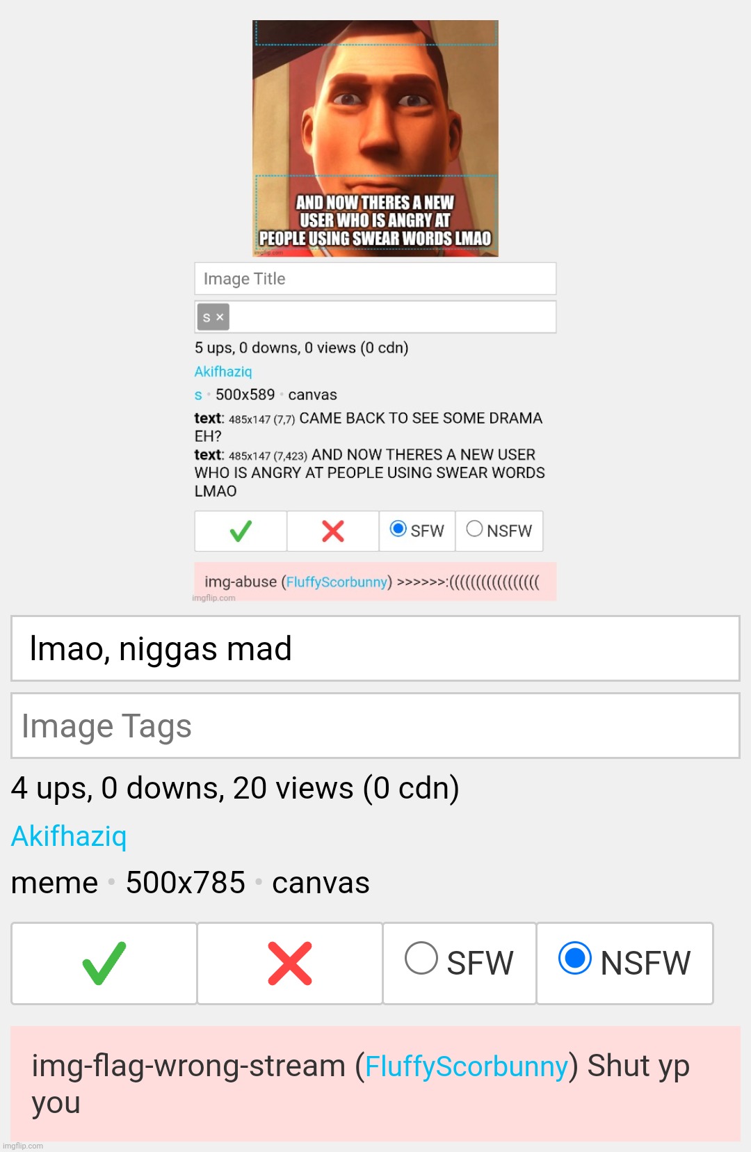lil nigga mad | made w/ Imgflip meme maker