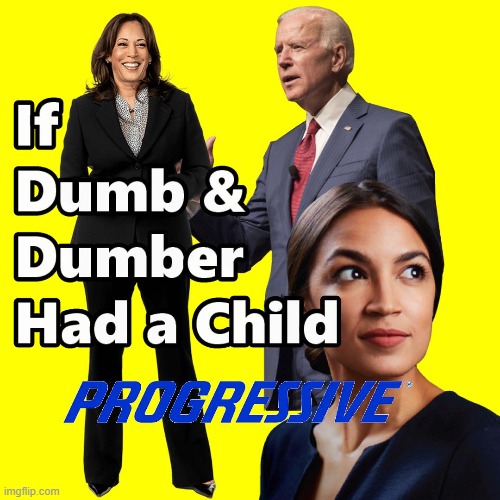 Dumb & Dumber Have a Child - Look Out World Double Trouble | image tagged in kamala harris,memes,biden,aoc | made w/ Imgflip meme maker