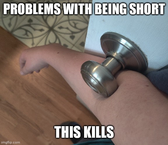 PROBLEMS WITH BEING SHORT; THIS KILLS | made w/ Imgflip meme maker