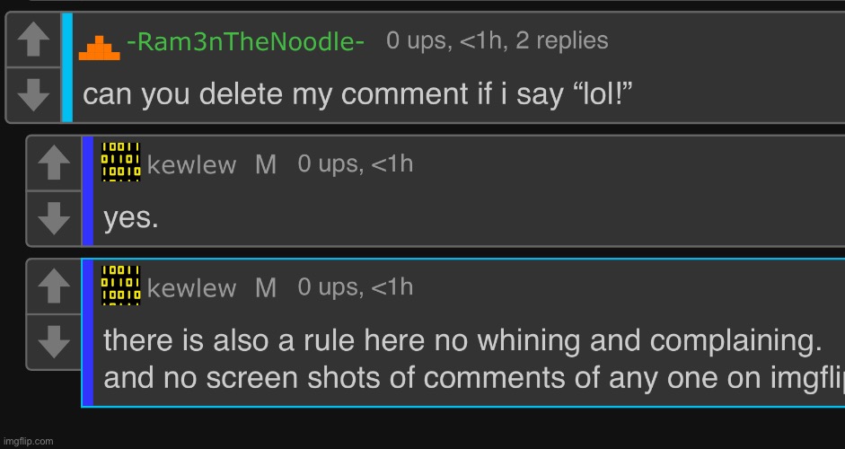 not in my stream there ain’t :) | made w/ Imgflip meme maker