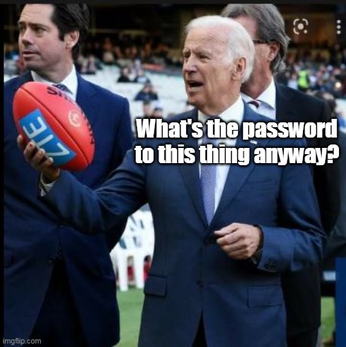 Hope it's not "Beau", probably be his first guess | What's the password to this thing anyway? | image tagged in memes | made w/ Imgflip meme maker