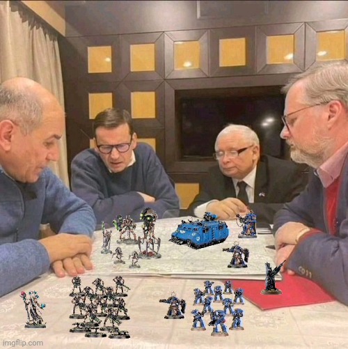 A small game | image tagged in poland,ukraine,warhammer40k,boardgames | made w/ Imgflip meme maker