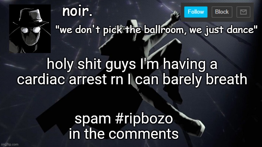 and can this post gets 2 upv | holy shit guys I'm having a cardiac arrest rn I can barely breath; spam #ripbozo in the comments | image tagged in batman ripoff | made w/ Imgflip meme maker