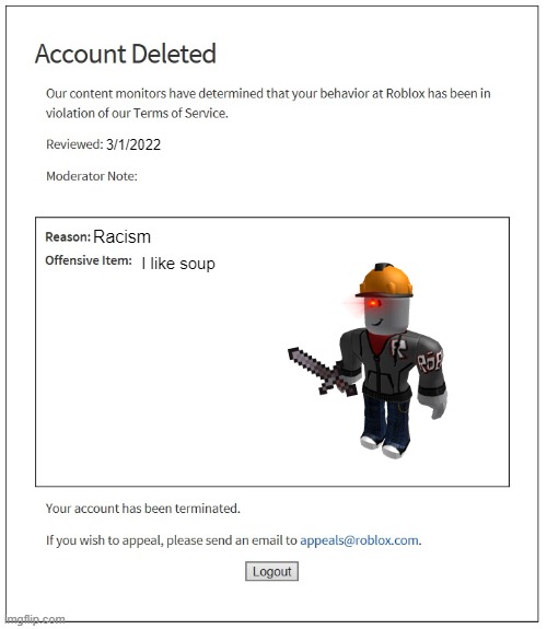 Roblox & Builderman Blank Template - Imgflip