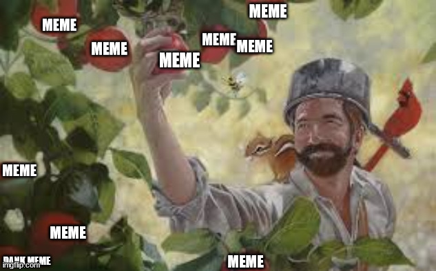 Planting Seeds | MEME; MEME; MEME; MEME; MEME; MEME; MEME; MEME; MEME; DANK MEME | image tagged in johnny appleseed,memes,meme | made w/ Imgflip meme maker