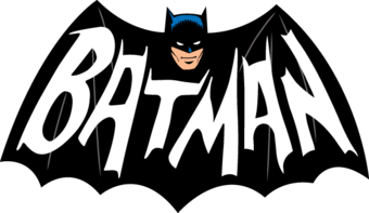 High Quality Batman classic 1966 tv Logo with Transparency Blank Meme Template